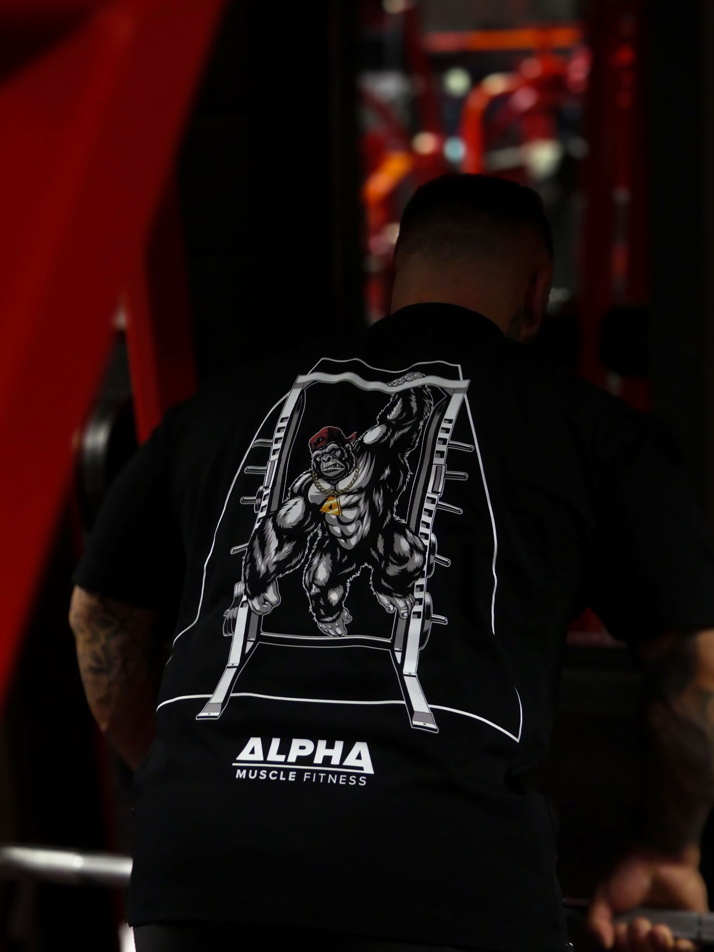 G Series Oversized Tee - Rack Design | Oversized Unisex Gym T-Shirt