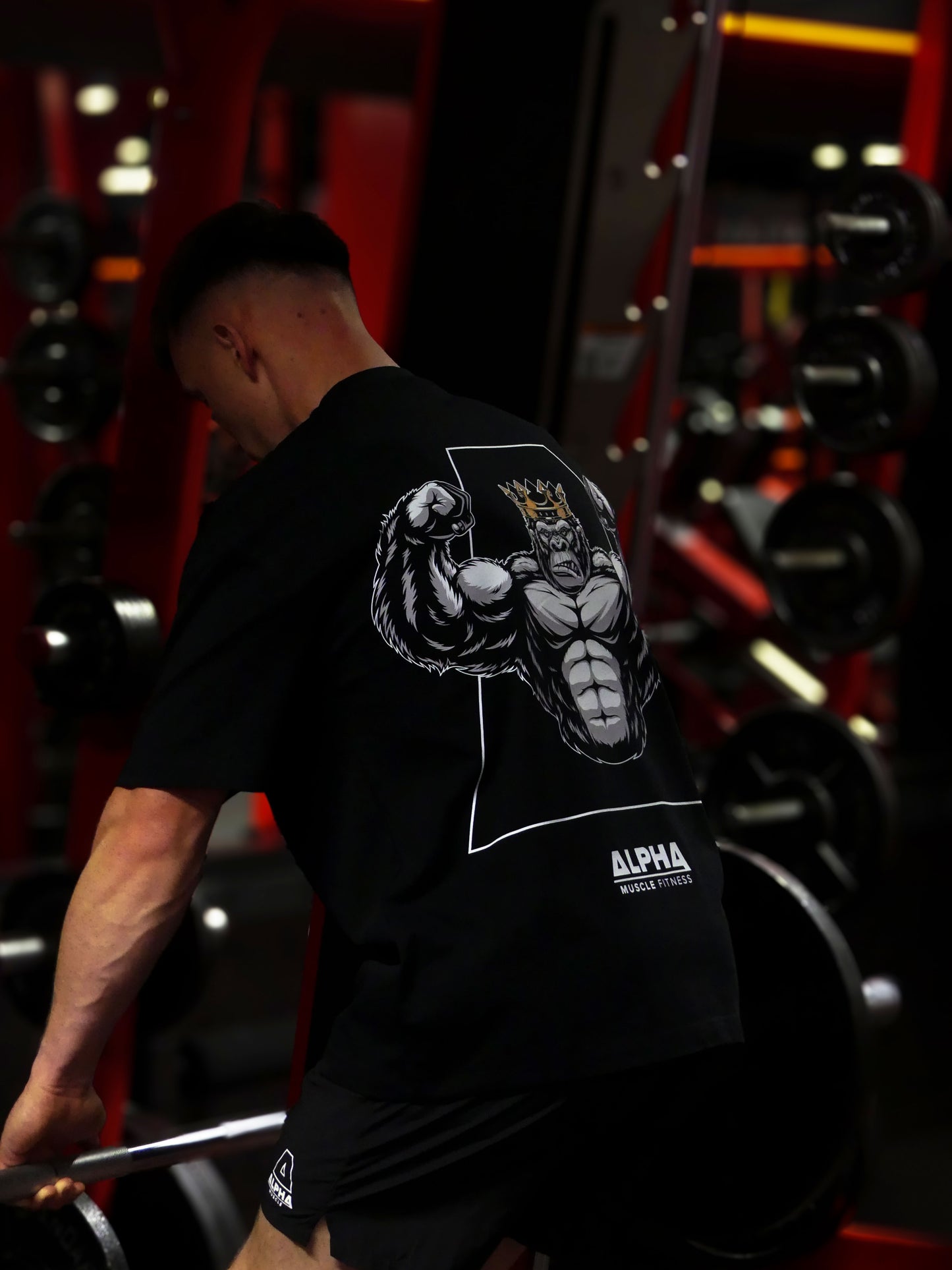 G Series Oversized Tee - King Design | Oversized Unisex Gym T-Shirt