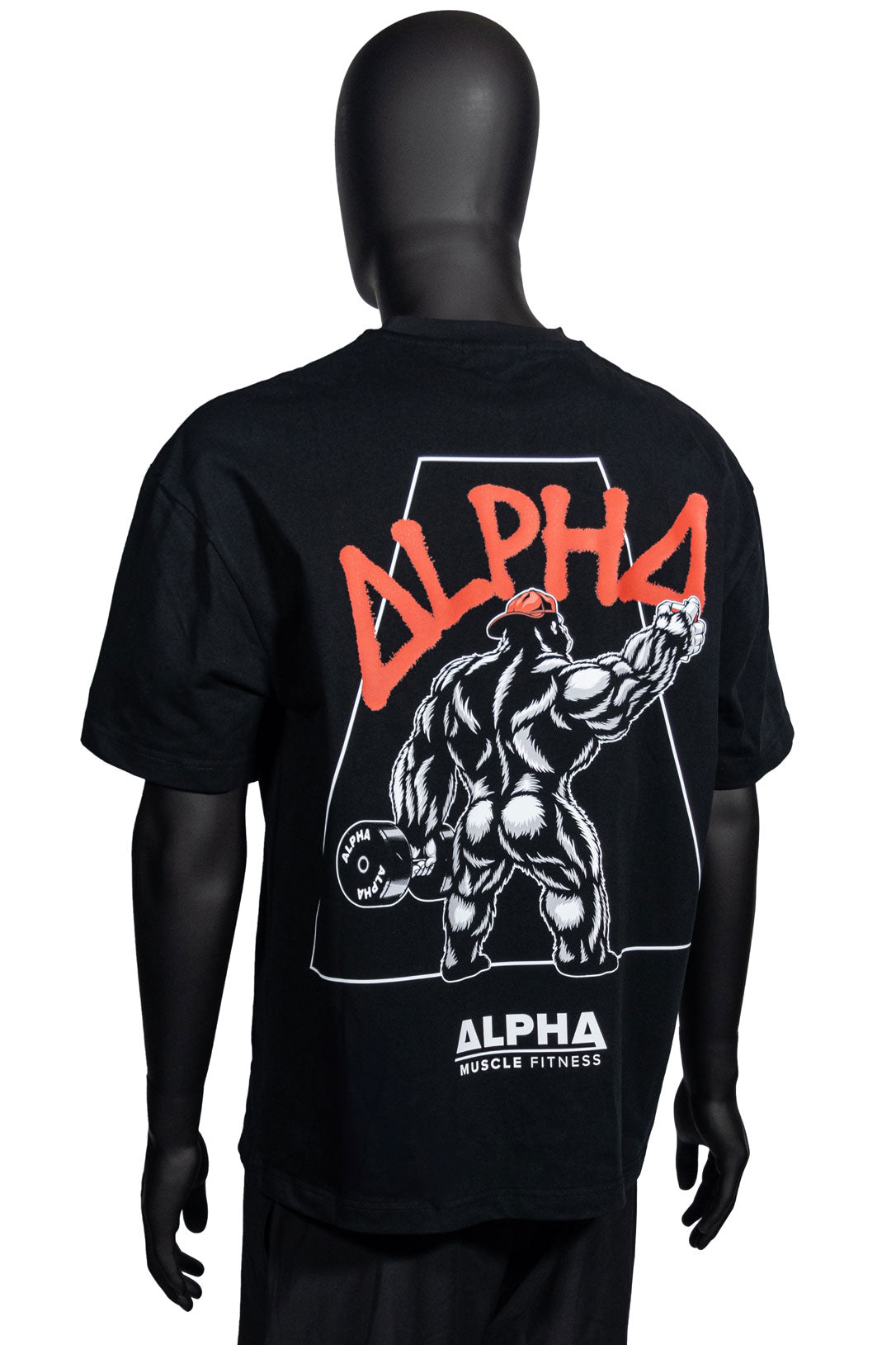 G Series Oversized Tee - Graffiti Design | Oversized Unisex Gym T-Shirt