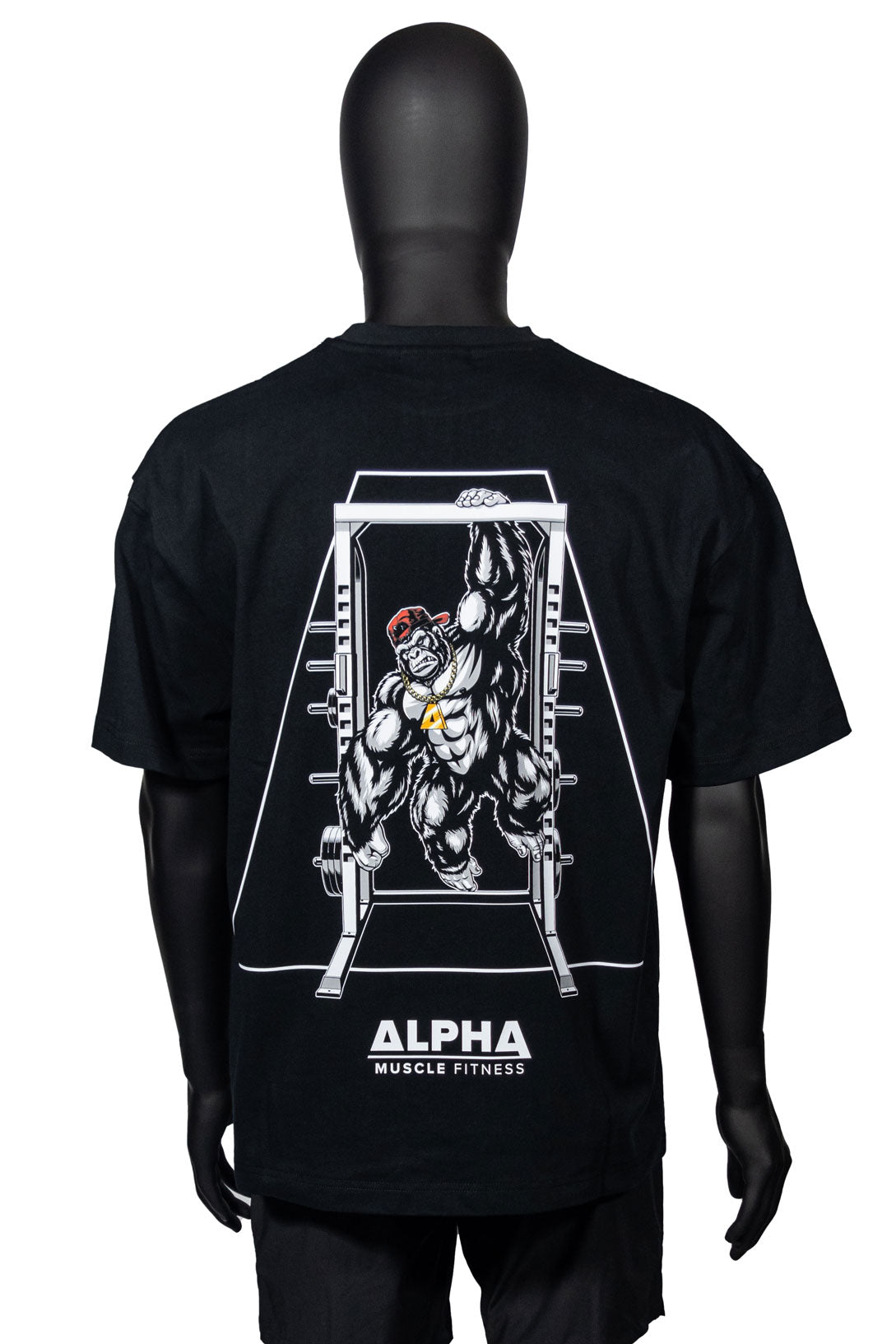 G Series Oversized Tee - Rack Design | Oversized Unisex Gym T-Shirt