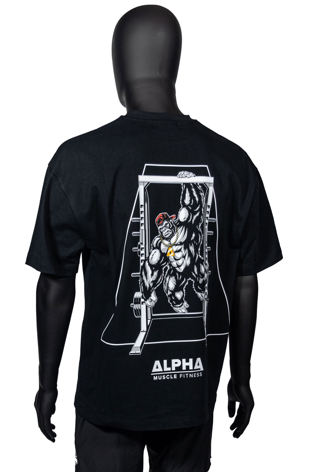 G Series Oversized Tee - Rack Design | Oversized Unisex Gym T-Shirt