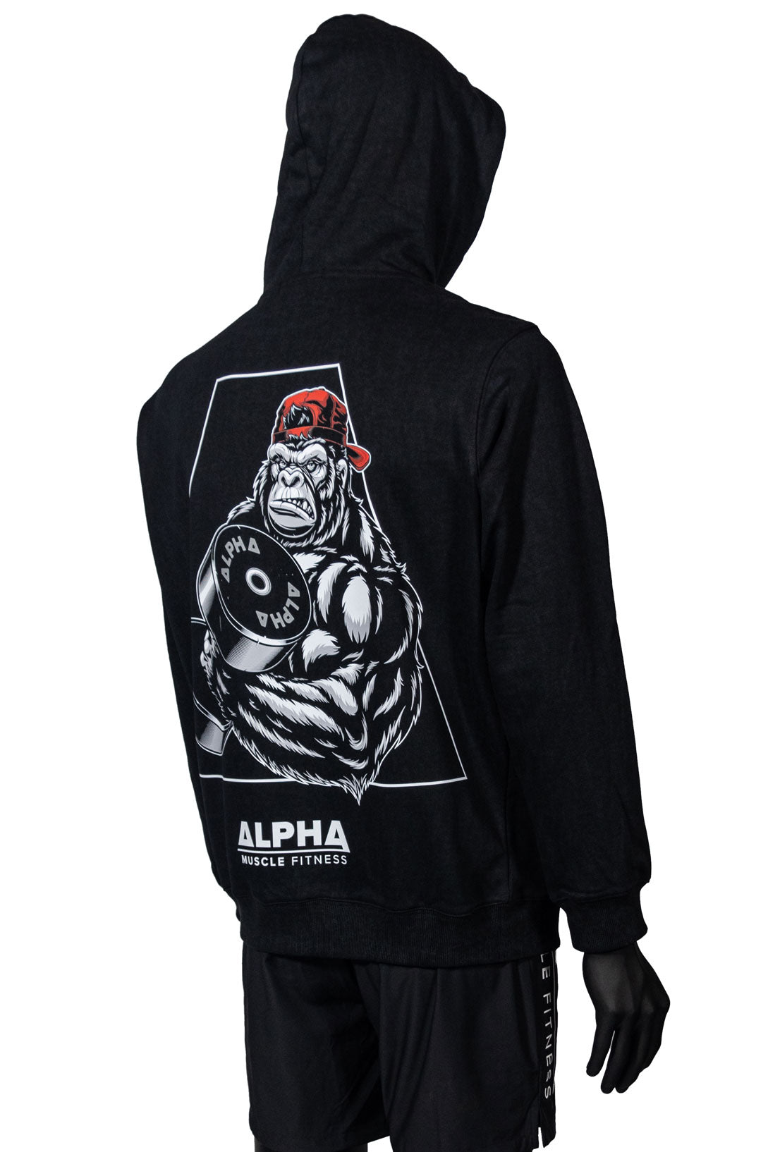 G Series Hoodie - Curl Design | Unisex Gym Hoodie