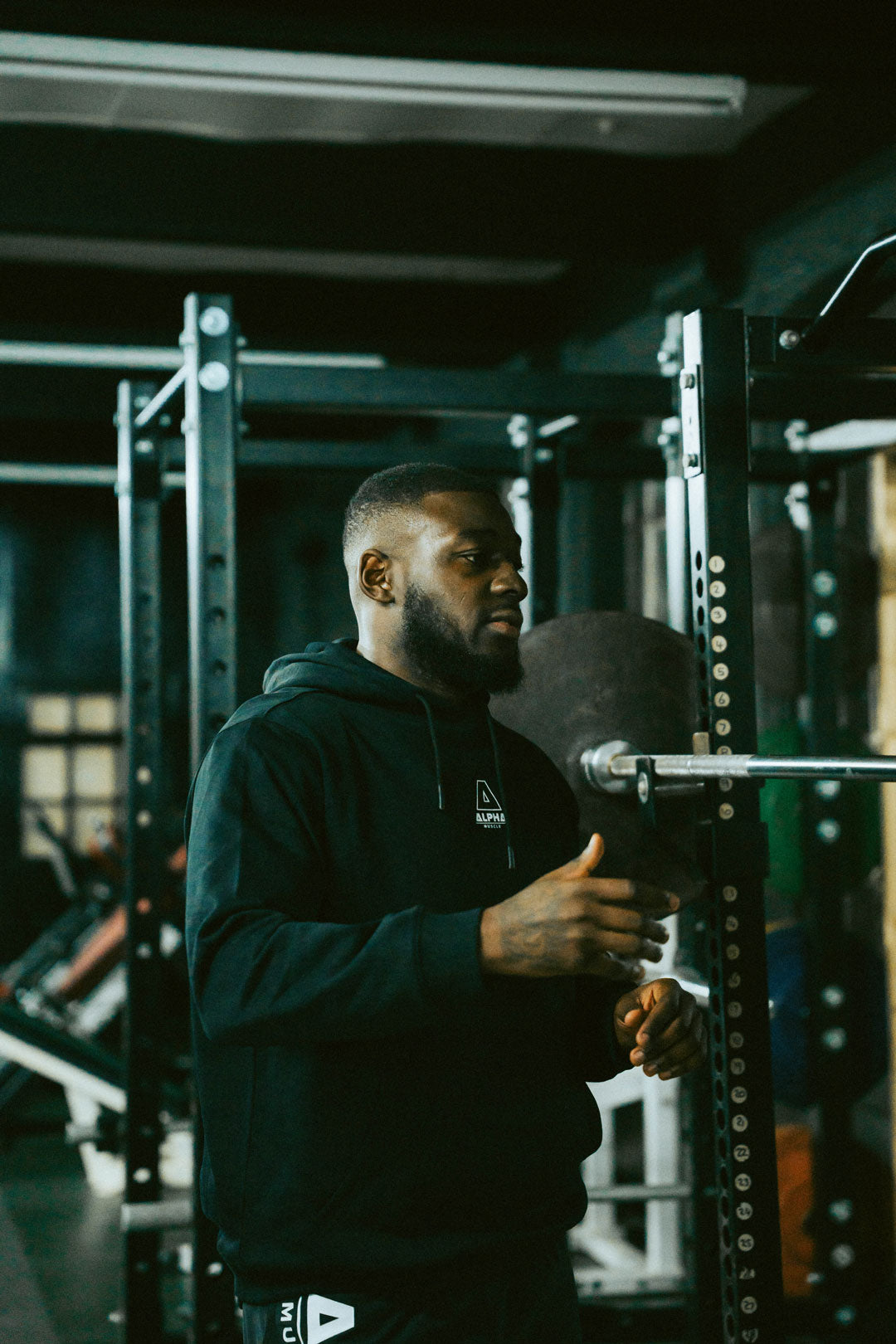 Pump Cover Hoodie - Eyes on the stars design | unisex gym hoodie