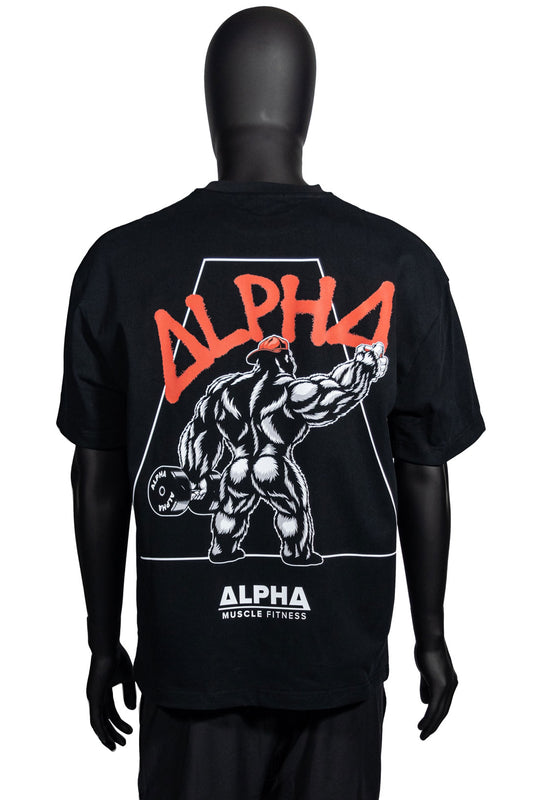 G Series Oversized Tee - Graffiti Design | Oversized Unisex Gym T-Shirt