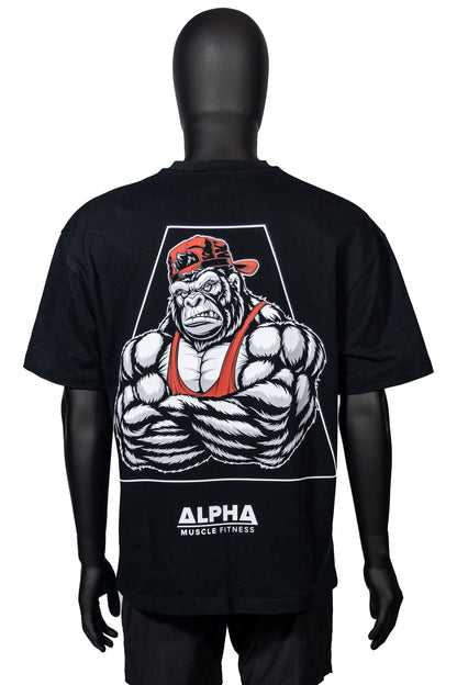 G Series Oversized Tee - Tough Guy Design | Oversized Unisex Gym T-Shirt
