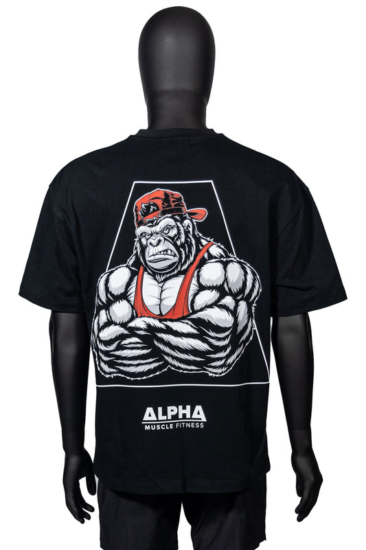 G Series Oversized Tee - Tough Guy Design | Oversized Unisex Gym T-Shirt