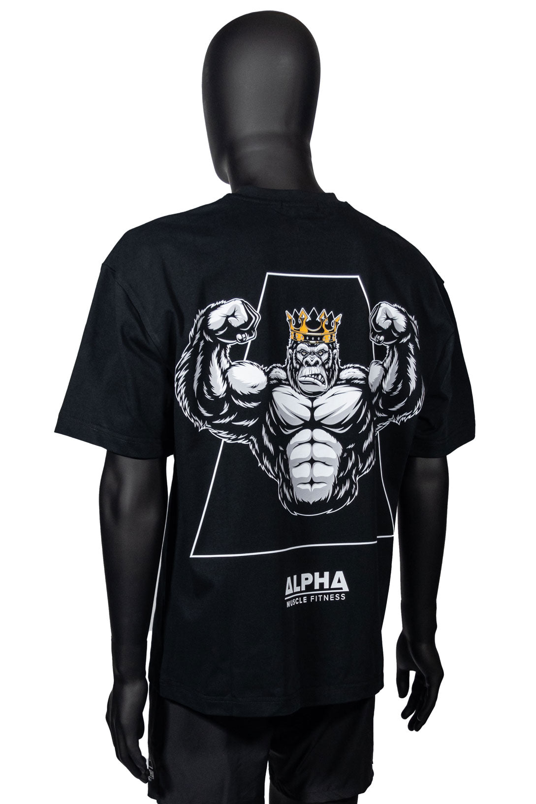 G Series Oversized Tee - King Design | Oversized Unisex Gym T-Shirt