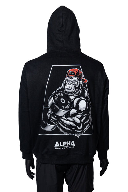 G Series Hoodie - Curl Design | Unisex Gym Hoodie