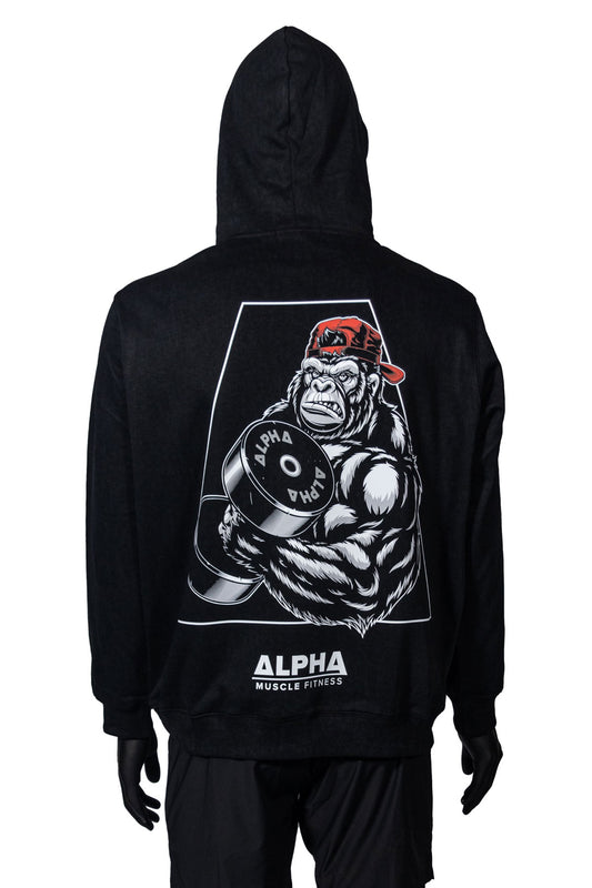 G Series Hoodie - Curl Design | Unisex Gym Hoodie