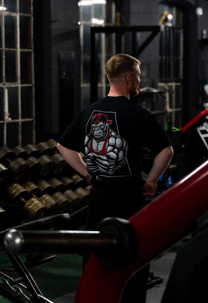 G Series Oversized Tee - Tough Guy Design | Oversized Unisex Gym T-Shirt