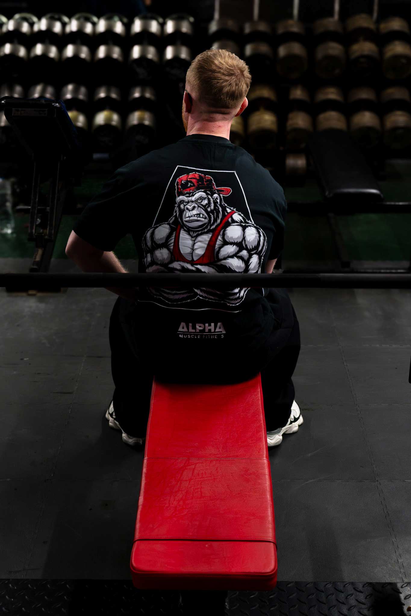 G Series Oversized Tee - Tough Guy Design | Oversized Unisex Gym T-Shirt