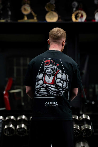 G Series Oversized Tee - Tough Guy Design | Oversized Unisex Gym T-Shirt