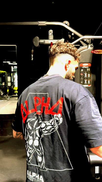 G Series Oversized Tee - Graffiti Design | Oversized Unisex Gym T-Shirt