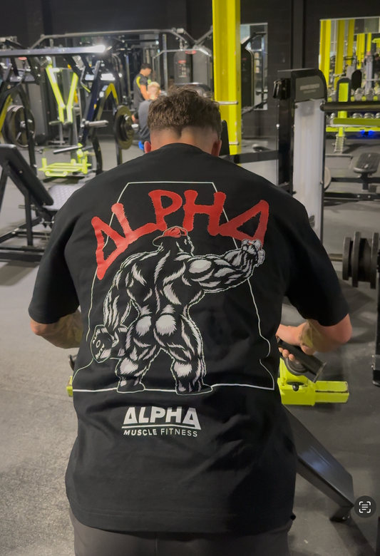 G Series Oversized Tee - Graffiti Design | Oversized Unisex Gym T-Shirt